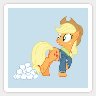 Snowballer Applejack 1 Sticker